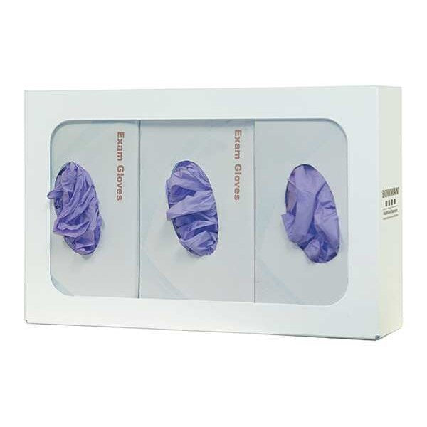 Glove Box Dispenser, PC Steel, 15-13/16inW