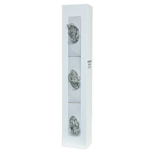 Glove Box Dispenser, PC Steel, 5-1/2 in. W