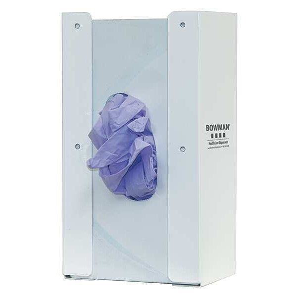 Glove Box Dispenser, PC Steel, 10 in. H