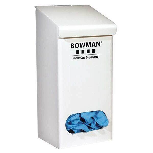 Glove Box Dispenser, White, Bulk