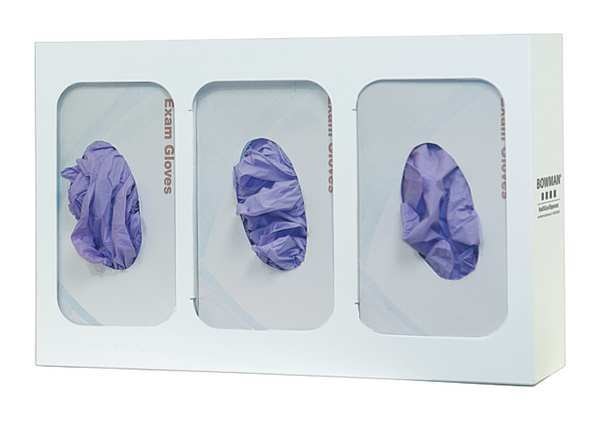 Glove Box Dispenser, PC Steel, 15-7/8inW