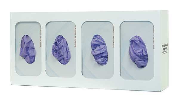 Glove Box Dispenser, PC Steel, 21-3/16inW