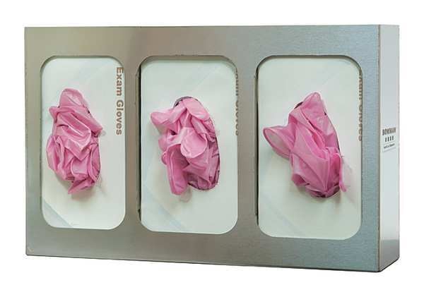 Glove Box Dispenser, (3) Boxes, 15-7/8inW