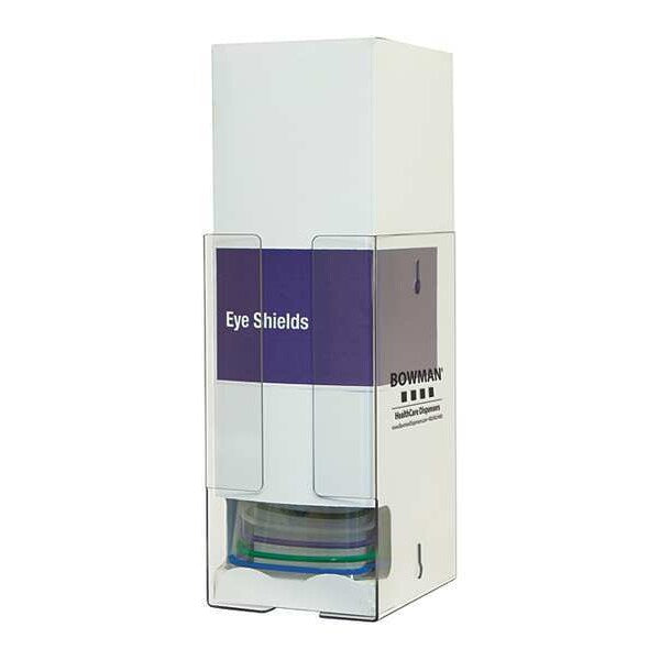Eye Shield Dispenser, Clear, PETG Plastic