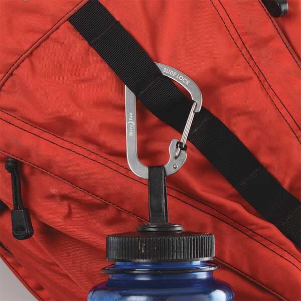 Locking Carabiner Clip, 2 in x 3-3/32 in