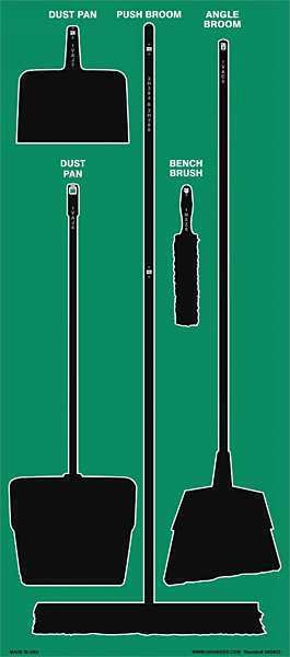 Store-Boardsâ¢, 68x30 in, Black/Green, Ultra Aluma-Liteâ¢