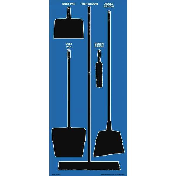 Store-Boardsâ¢, 68x30 in, Black/Blue, Ultra Aluma-Liteâ¢