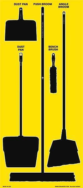 Store-Boardsâ¢, 68x30 in, Black/Yellow, Accu-Shieldâ¢
