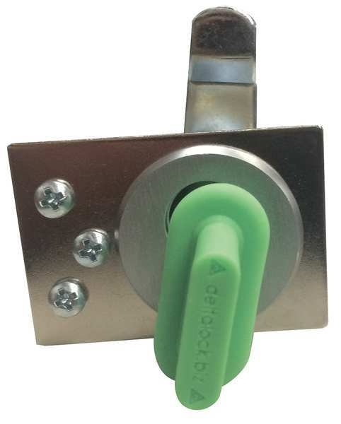 Interchangeable Core Keyed Cam Lock, Keyed Different, SFIC Key, For Material Thickness 1 3/16 in