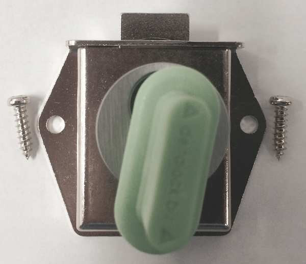 Interchangeable Core Drawer Dead Latch, Coreless, SFIC Key, For Material Thickness 1 1/16 in