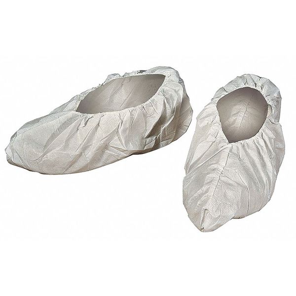 Shoe Cover, PP, 5.5 mil, 6-1/2 In, Wht, PK300