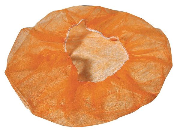 Bouffant, Popypropylene, Orng, 21In, PK1000