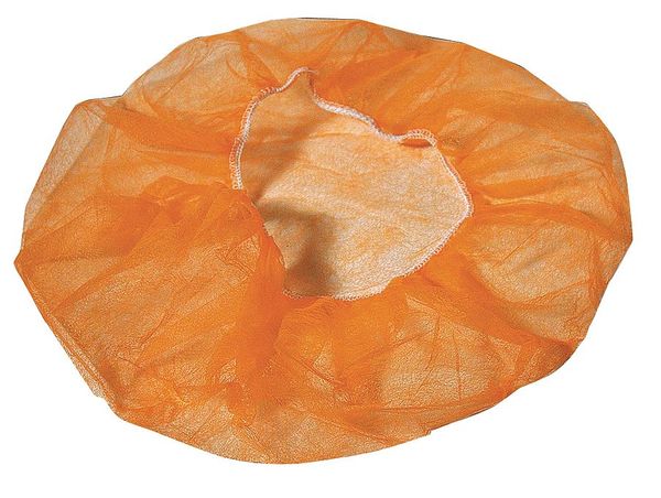 Bouffant, Popypropylene, Orng, 24In, PK1000