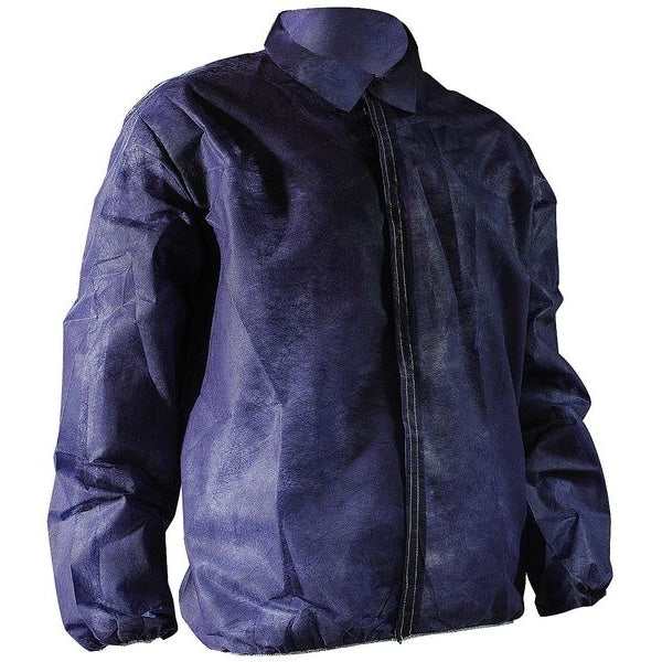 Lab Jacket, Polypropylene, Blue, XL, PK50