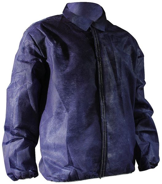 Lab Jacket, Polypropylene, Blue, 5XL, PK50