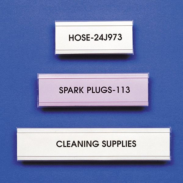 Label Holder, C Design, 1INX3IN, adhs, PK25