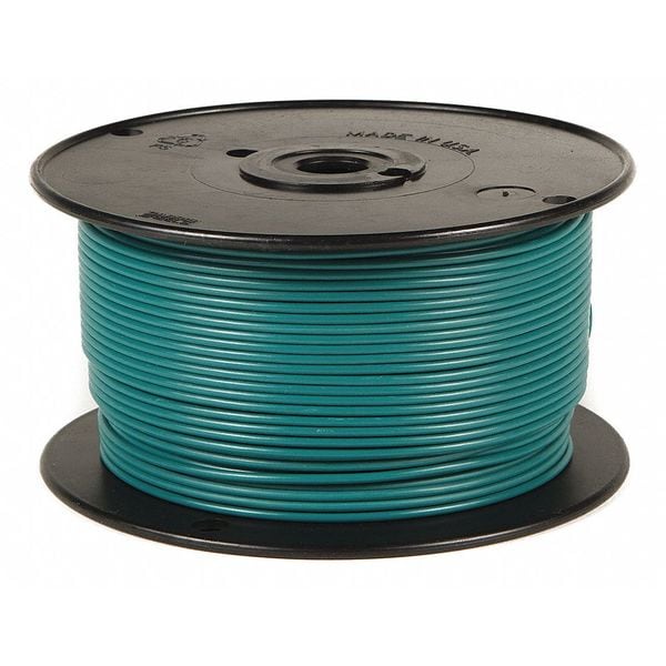 12 AWG 1 Conductor Stranded Primary Wire 100 ft. GN, Color: Green