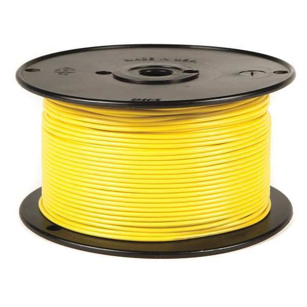 22 AWG 1 Conductor Stranded Primary Wire 100 ft. YL