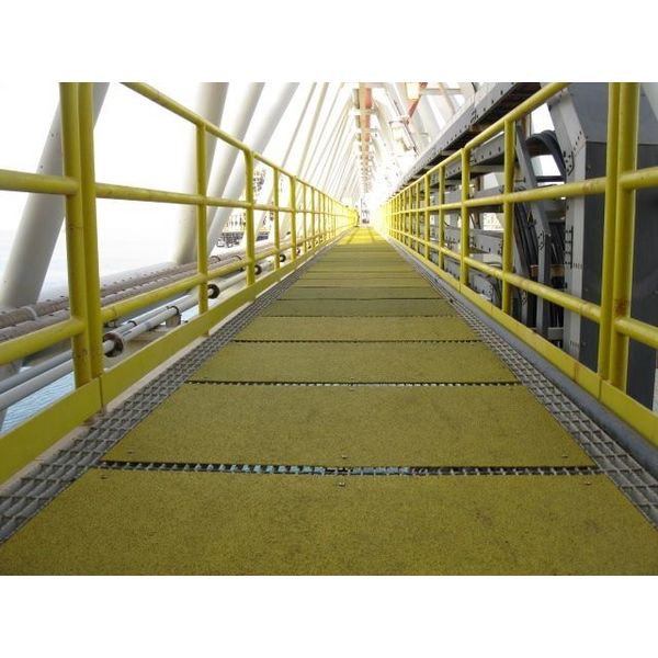 Industrial Grade Metal Deck 3/64 in Thick, Coated Steel