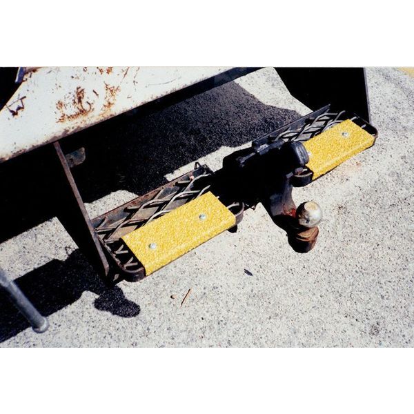 Anti-Slip Stair Nosing, Ylw, 35-7/16in W, 02-695