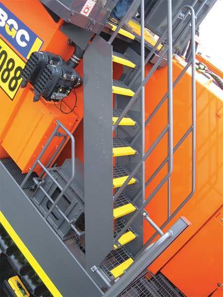 Anti-Slip Stair Nosing, Ylw, 35-7/16in W, 02-695
