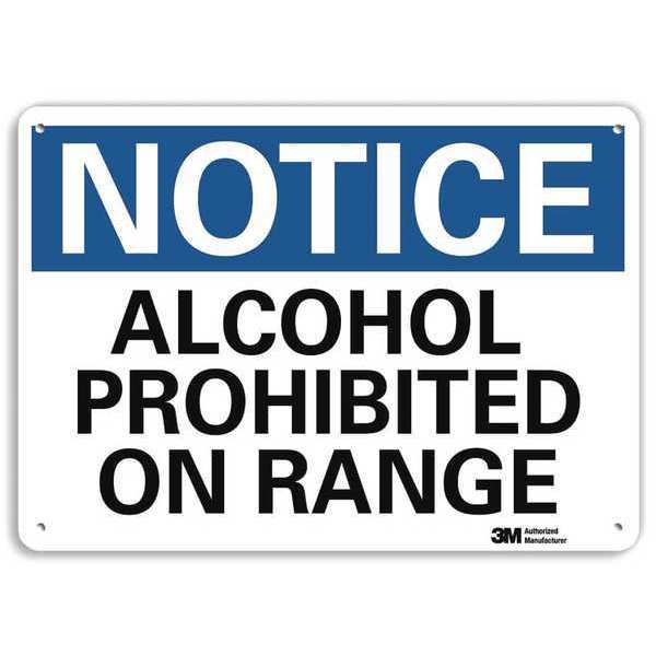 Notice Sign, 7 in H, 10 in W, Aluminum, Vertical Rectangle, English, U5-1033-RA_10X7