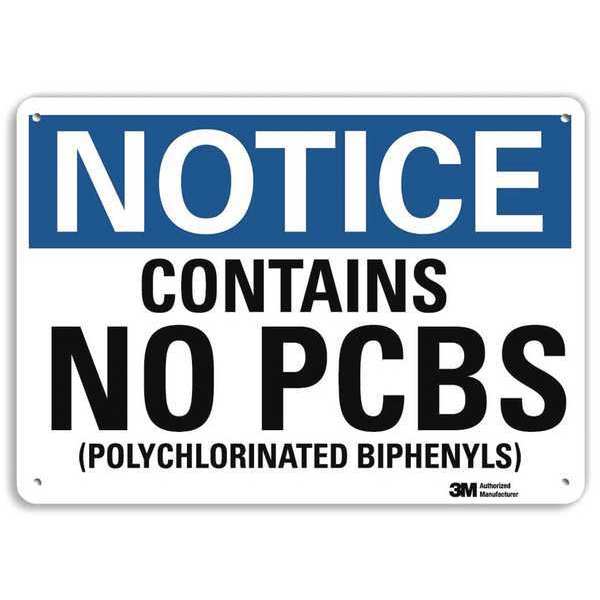 Notice Sign, 7 in H, 10 in W, Vertical Rectangle, English, U5-1111-RA_10X7