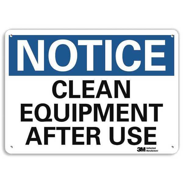 Notice Sign, RecycldReflecAlum, 10inWx7inH, U5-1099-RA_10X7