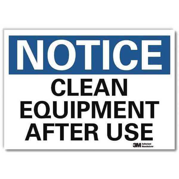 NoticeSign, ReflecSelfAdhVinyl, 10inWx7inH, U5-1099-RD_10X7
