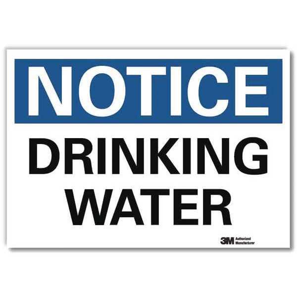 NoticeSign, ReflcSelfAdhVinyl, 14inWx10inH, U5-1152-RD_14X10