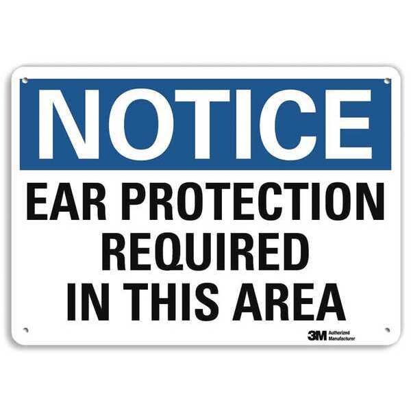 Notice Sign, RecycldReflecAlum, 10inWx7inH, U5-1165-RA_10X7