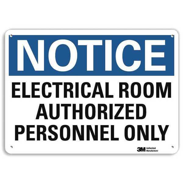 Notice Sign, RecycldReflecAlum, 10inWx7inH, U5-1169-RA_10X7