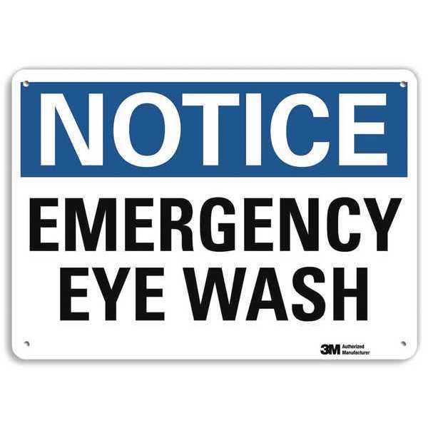 Notice Sign, RecycldReflecAlum, 10inWx7inH, U5-1175-RA_10X7