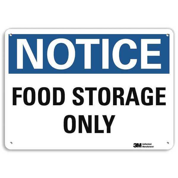 Notice Sign, RecycldReflecAlum, 10inWx7inH, U5-1233-RA_10X7