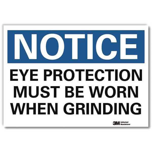 NoticeSign, ReflecSelfAdhVinyl, 10inWx7inH, U5-1209-RD_10X7