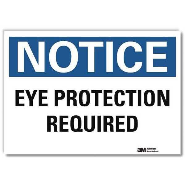 NoticeSign, ReflcSelfAdhVinyl, 14inWx10inH, U5-1211-RD_14X10