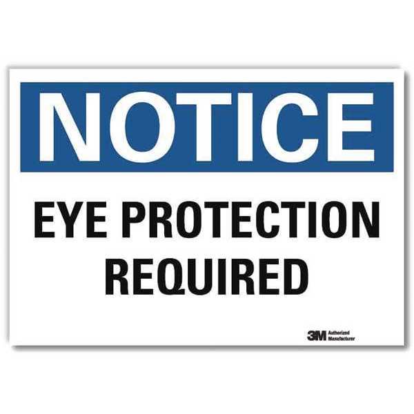 NoticeSign, ReflecSelfAdhVinyl, 10inWx7inH, U5-1211-RD_10X7