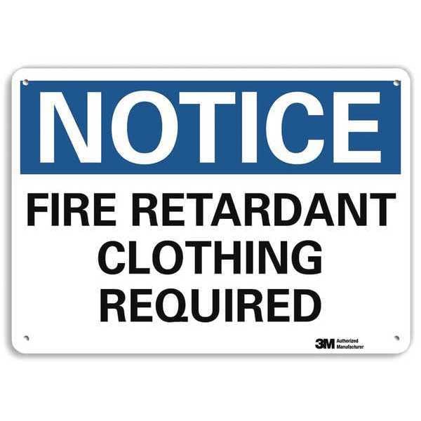 Notice Sign, RecycldReflecAlum, 10inWx7inH, U5-1224-RA_10X7