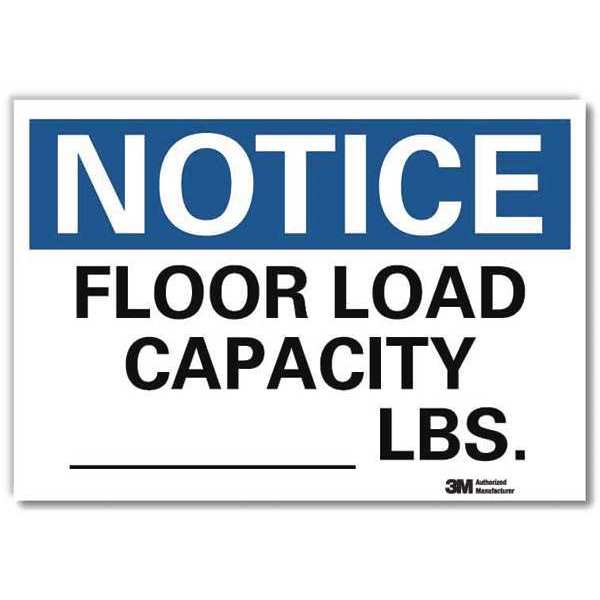 NoticeSign, ReflectSelfAdhVinyl, 7inWx5inH, U5-1225-RD_7X5
