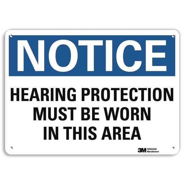 Notice Sign, RecycldReflecAlum, 10inWx7inH, U5-1265-RA_10X7
