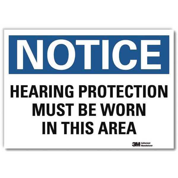 NoticeSign, ReflectSelfAdhVinyl, 7inWx5inH, U5-1265-RD_7X5