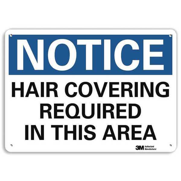 Notice Sign, RecycldReflecAlum, 10inWx7inH, U5-1246-RA_10X7