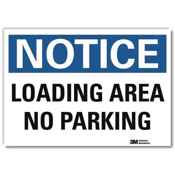 Loading Zone No Parking Sign, 7