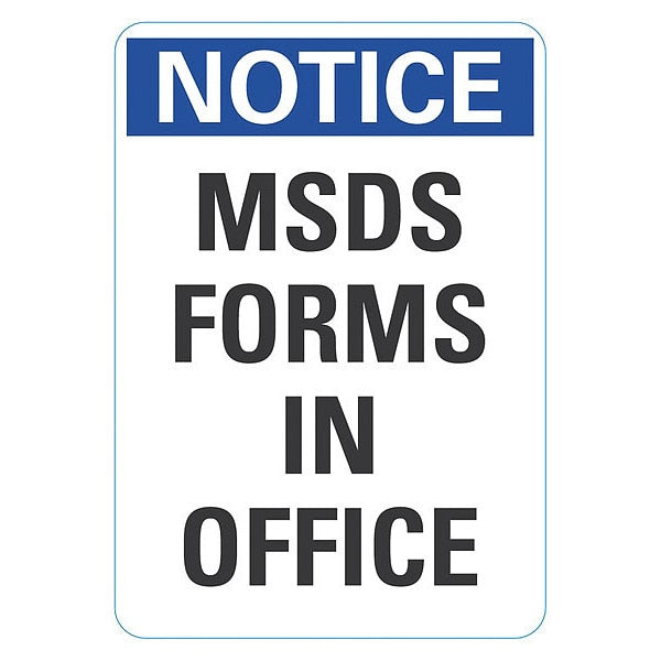 Notice Sign, 14inx10in, Reflctv Sheeting
