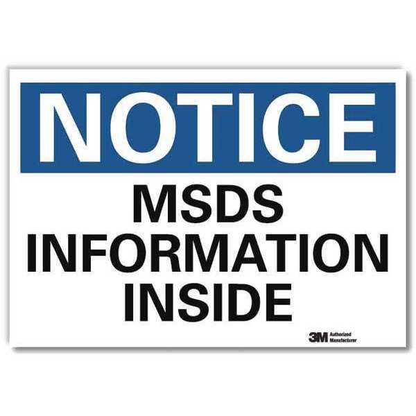 Notice Sign, 10inx14in, Reflctv Sheeting