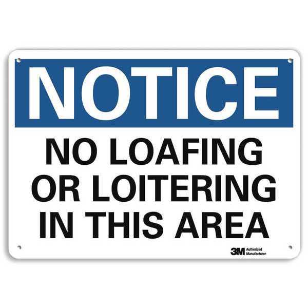 Notice Sign, RecycldReflecAlum, 10inWx7inH, U5-1384-RA_10X7
