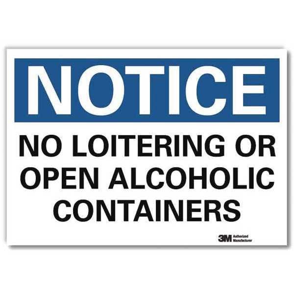 Notice Sign, 7 in H, 10 in W, Reflective Sheeting, Vertical Rectangle, English, U5-1385-RD_10X7