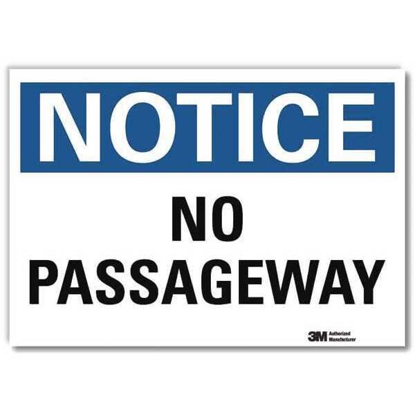 Reflective Pedestrian Traffic Label, 10 in H, 14 in W, Aluminum, Horizontal, U5-1392-RD_14X10