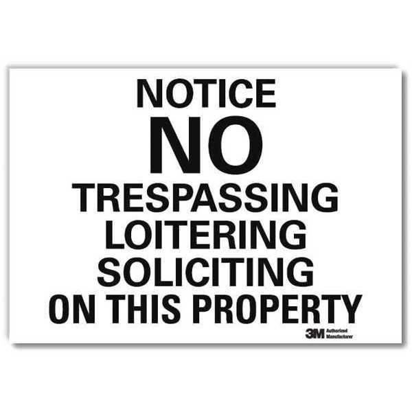 Notice Sign, 7 in H, 10 in W, Reflective Sheeting, Vertical Rectangle, English, U5-1420-RD_10X7