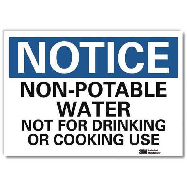 NoticeSign, ReflcSelfAdhVinyl, 14inWx10inH, U5-1429-RD_14X10